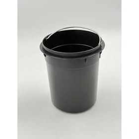 Resim Bambu Kapaklı Metal Çöp Kovası - Hidrolik Sistemli Yavaş Kapanma Özellikli, Pedallı, Banyo ve Mutfak Için Şık ve Fonksiyonel Tasarım (Siyah, 3 Litre) 