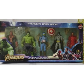 Resim Avengers Süper Kahramanlar 5li Oyuncak Figür Seti Yenilmezler 