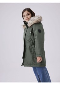 Resim Name It Nkfmilla Unisex Çocuk Mont Yeşil 