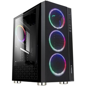 Resim Rampage Carısma Mesh 4x120mm Raınbow Fanlı 650w 80plus Midt Atx Gamıng Kasa 