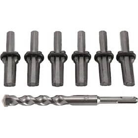 Resim Quueppty Taş Ayırıcı El Alet Seti Matkap Uçlu Taş Ayırıcı Granit Kaya Beton Mermer Ayırmak Için Aletler (Yurt Dışından) 