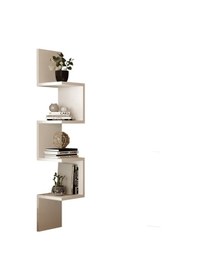 Resim Robinhome Robin Home Raffi No 9 Duvar Rafı Kitaplık Beyaz 