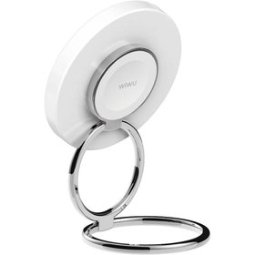 Resim Wiwu Wi-W027 Standlı Hızlı ve M-safe Şarj Özellikli Kablosuz Şarj Aleti 15W - Beyaz 