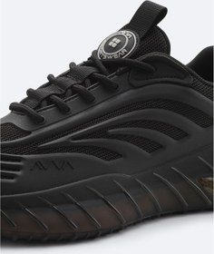 Resim Avva Erkek Siyah Nefes Alan Hafif Sneaker Ayakkabı A51Y8010 