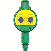 Resim Yeşil Çift Kodlu Zamanlayıcı, Sulama Sistemleri için Ayarlanabilir Zamanlayıcı - Pil ile Çalışan, Dayanıklı Plastik, ≤36V Çalışma Gerilimi, Çiftlik ve Bahçe Kullanımı için İdeal, Bahçe Sulama Sistemi | Şık Yeşil Tasarım | Dayanıklı Plastik Gövde, Bahçe Sulama Ekipmanı 