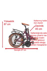 Resim Carraro Flexi 121v 21 Vites Katlanır Bisiklet 