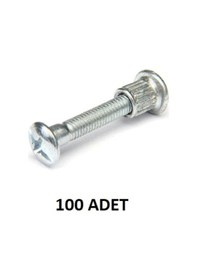 Resim 6x45 Mm 'montebent Vidası 100 Adet 