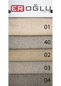 Resim Anka Keten Kumaş 01 Açık Bej 