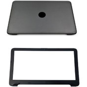 Resim Hp 15-ac111nt, 15-ac115nt, 15-ac116nt, 15-ac117nt Uyumlu Bezel Ve Cover Takım Ön Arka Ekran Kasası 