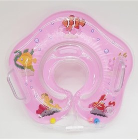 Resim Bebek Yüzme Havuz Boyun Simidi - Pembe 