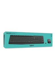 Resim LOGITECH MK235 TÜRKÇE KABLOSUZ KOYU GRI Q KL VYE+MOUSE 