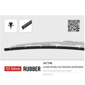 Resim Sılbak Sltt48 Sılecek Lastıgı 480mm Telı Uzerınde 