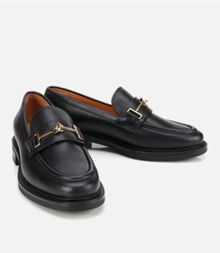 Resim Hotiç Kadın Deri Siyah Tokalı Klasik Loafer 01ayh312960a100 Siyah 