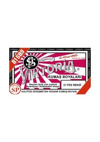 Resim Viktoria Toz Kumaş Boyası 21 Fes Rengi 