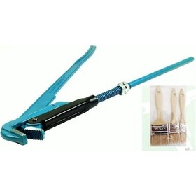 Resim Makroyapı Maşalı Boru Anahtarı 1 İnç Anahtar 3 Lü Fırça Set 