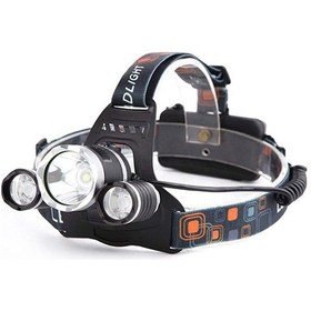 Resim 3 Başlıklı Şarjlı Kafa Feneri Wt-256 Siyah 