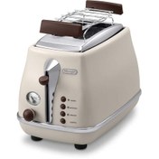 Resim Delonghi Icona Vintage CTOV2103.BG Ekmek Kızartma Makinesi Krem 