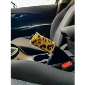Resim Mabelme Store Yumuşak Peluş El Freni Süsü Leopar Desenli 