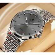 Resim RUIDE Paslanmaz çelik şık tasarım takvim göstergeli gece parlayan kadran 