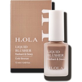 Resim HOLA Kalıcı Yoğun Pigmentli Likit Allık - Cold Bronze 