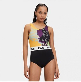 Resim Sarı Fila Kadın Mayo Allover Print Onepiece Lw411143 Sarı 