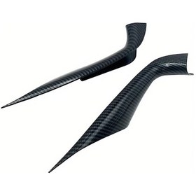 Resim Hightower 2 Adet Karbon Fiber Kapı Çekme Kolu Bmw G30 G38 Serileri İçin Siyah Beyaz 