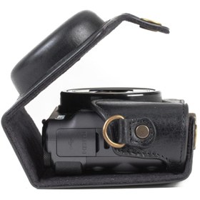 Resim MegaGear Canon SX730 HS, 740 HS Hakiki Deri Kamera Çantası 