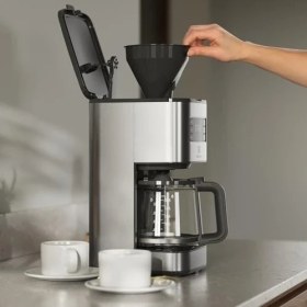 Resim Esmo Home Electrolux E5CM1-6ST Create 5 Filtre Kahve Makinesi | Zaman Ayarlı Demleme, Aroma Seçme, Otomatik Kapanma, Kolay Temizlenebilir Filtre | 1000W, 1.38 Litre, Paslanmaz Çelik 
