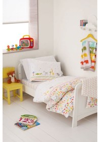 Resim Çift Taraflı Sevimli Arkadaşlar Nevresim Takımı 