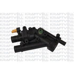 Resim TERMOSTAT GOVDESI KOMPLE TERMOSTATLI C4 C4 PICASSO C5 II C5 III 307 406 YM P38 407 EW7A 1.8 16V KRAFTVOLL 08100083 