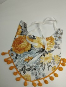 Resim Papyonbebek0 Mama Önlüğü Ponponlu - Çok Renkli - Organik & El Yapımı - E2003000000359 