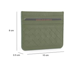 Resim Ziya, Unisex Hakiki Deri Kartlık 1539852z06 Yeşil 1539852z06 630 Yeşil 