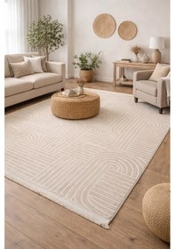 Resim Hoom Rugs Grandy 4666 Bej Modern Halı Bej 