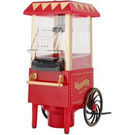 Resim Polygold PG-618 1200 W Retro Mısır Patlatma Makinesi 