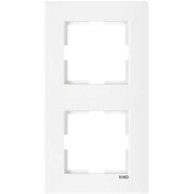 Resim VİKO Beyaz Karre İkili Çerçeve (VİKO.90960201) 