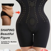 Resim Firm Tummy Control Yüksek Bel Shaping Şort - Figürünüzü Kaldırın, Heykel ve Pürüzsüz Hale Getirin - Her Gün Giymek İçin Rahat Kadın İç Çamaşırı ve Şekillendirme 