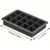 Resim Turcoshop11 15 Gözlü Silikon Kalıp Dayanıklı Yapışmaz Buz Küpü Makinesi Ev Bar Kokteyl 