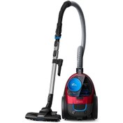 Resim Philips Powerpro City Toz Torbasız Elektrikli Süpürge,büküm Kırmızı , 79 Db ,1.5litre Triactive 