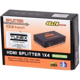 Resim Class Luxury,4'li 4k Hdmı Splitter Çogaltıcı ,1/4 Hdmı Splitter 