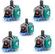 Resim Axinyue 5PCS Replacement Joystick Analog Stick,Stick Joystick Replacement Parts Analog 3D Joystick,Thumbstick Wireless Stick Joystick for PS4 Dualshock 4 Xbox One Controller 
