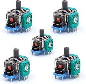 Resim Axinyue 5PCS Replacement Joystick Analog Stick,Stick Joystick Replacement Parts Analog 3D Joystick,Thumbstick Wireless Stick Joystick for PS4 Dualshock 4 Xbox One Controller 