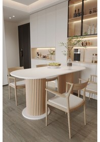 Resim Mega Antoryum Yemek Masası Mutfak Masası 