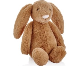 Resim TeknoKapsül Uyku Arkadaşım Oturabilen Tavşan 30 cm 730 Kahve 
