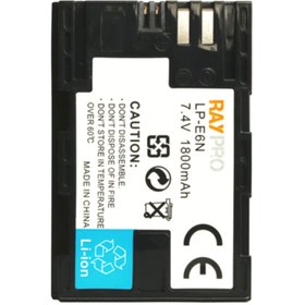 Resim Raypro Canon Için Lp-e6 Lp-e6n Batarya Pil 