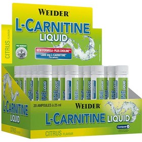 Resim Weider L-Carnitine(Karnitin) Liquid 20x25 ML 