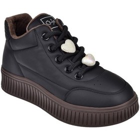 Resim Guja Esnek Taban Kadın Spor Ayakkabı Sneaker Gj-25k419-1 Siyah Kahve Siyah Kahve 
