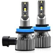 Resim Pazly H8/h9/h11 Ip68 Su Geçirmez Araba Led Far Ampulü Gri Işık 