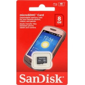 Resim Sandisk Micro Sd 8Gb Hafıza Kartı Sdsdqm-008G-B35 