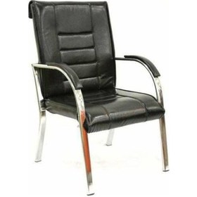 Resim Koltukstilim İlayda Krom Misafir Koltuğu Siyah 