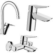 Resim Artema Solid S Lavabo Musluk + Eviye Mutfak + Banyo Batarya Seti 